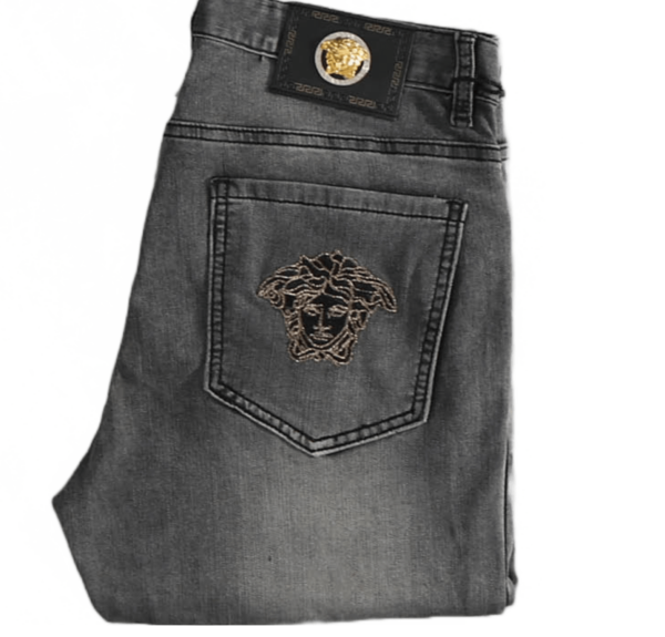 Jeans Homme Versace Slim Fit - Nouvelle Collection Printemps-Été 2023 - Élégant et Sur Mesure - Tailles 29-38, Stretch