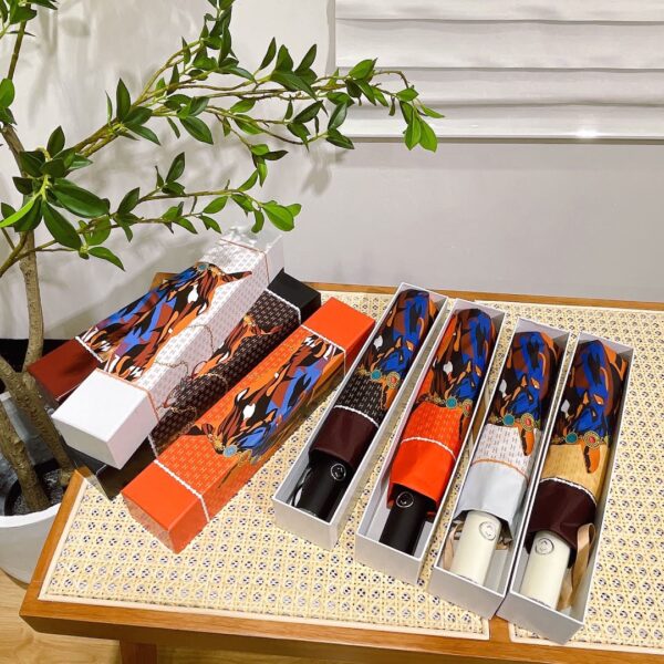 Parapluie HERMÈS: Chef-d’œuvre Équestre avec Protection Supérieure