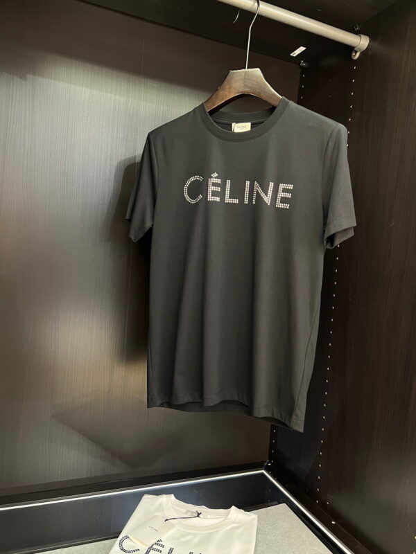 T-shirt unisexe en coton pur de la série Celine 2023