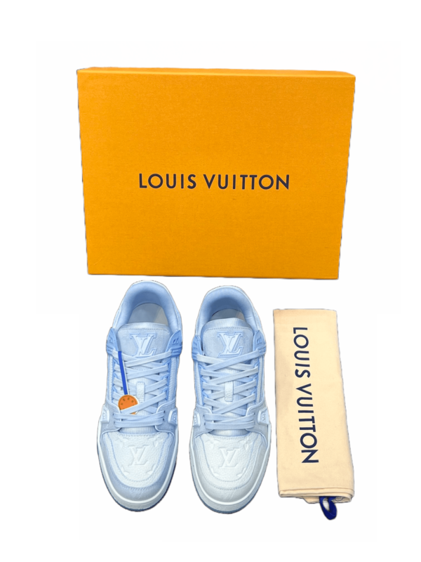 Chaussures de Sport en Cuir de Veau Teint à l’Eau L.V. TRAINER Édition Spéciale