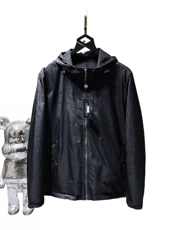 Nouveauté GUCCI! Veste à capuche réversible pour homme, collection Printemps-Été 2023