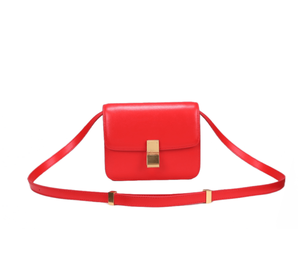 Sac Céline Box en Cuir de Vachette – Version Compacte et Pratique (18x15x6)