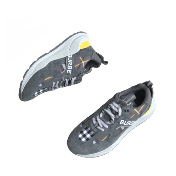 Chaussures de Sport à Plateforme Épaisse Burberry Nouvelle Collection, Matériaux de Qualité Supérieure, Design Exclusif