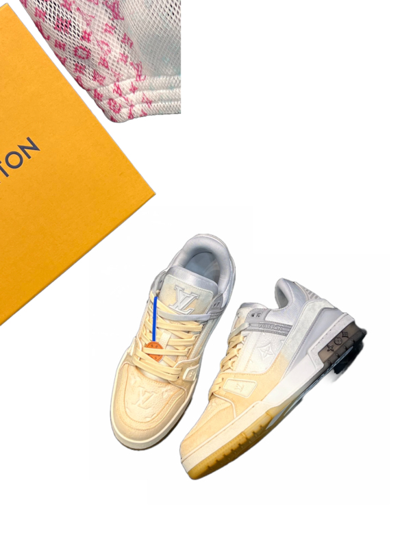 L. V TRAINER – Édition spéciale de sneakers à dégradé lavé à l’eau