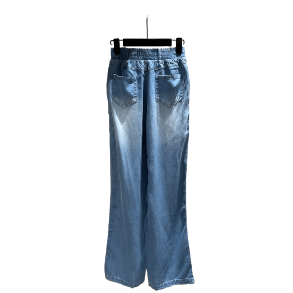 Céline – Pantalon à taille élastique à jambe large Triumph Gate, S/M/L