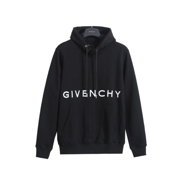 Sweat à capuche GIVENCHY GVC avec logo 4G imposant et broderie lourde 4G en 4G, style luxueux, essentiel pour le quotidien masculin et féminin, version authentique