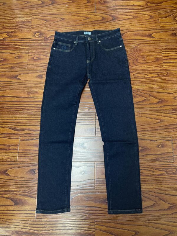 Jean Slim Dior Automne-Hiver – Bleu Foncé Élastique