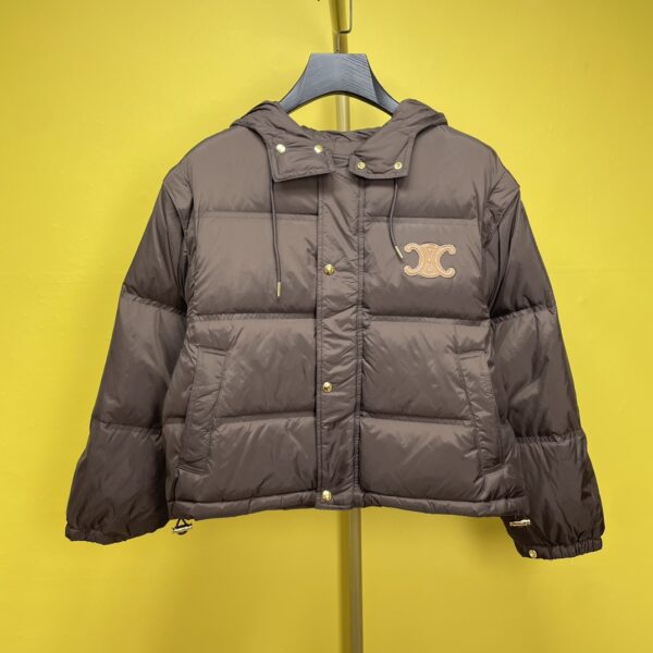 Celine: Doudoune Capuche Amovible à Manches