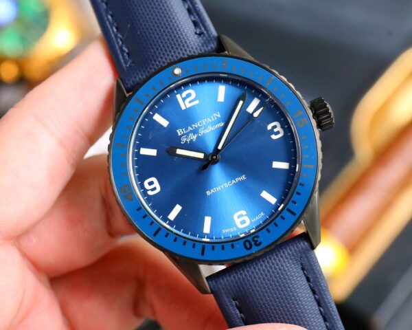 Montre Replica Blancpain Fifty Fathoms PQ1 de ZY, 43.6mm pour Hommes