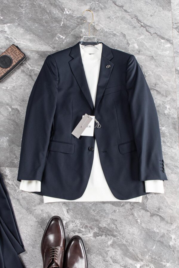 DIOR – Nouvelle Collection Exclusive: Élégante Veste de Costume Décontractée en Polyester de Haute Qualité