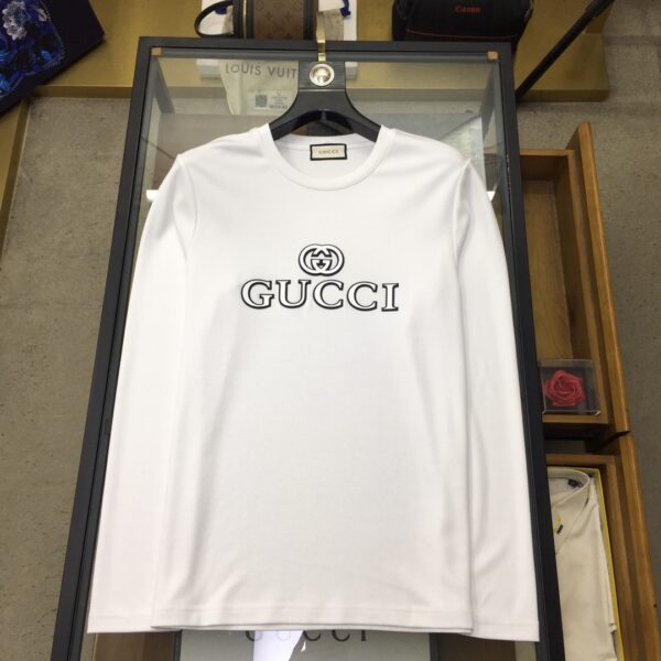 T-shirt Casual à Manches Longues GuCci de la Collection Printemps 2024