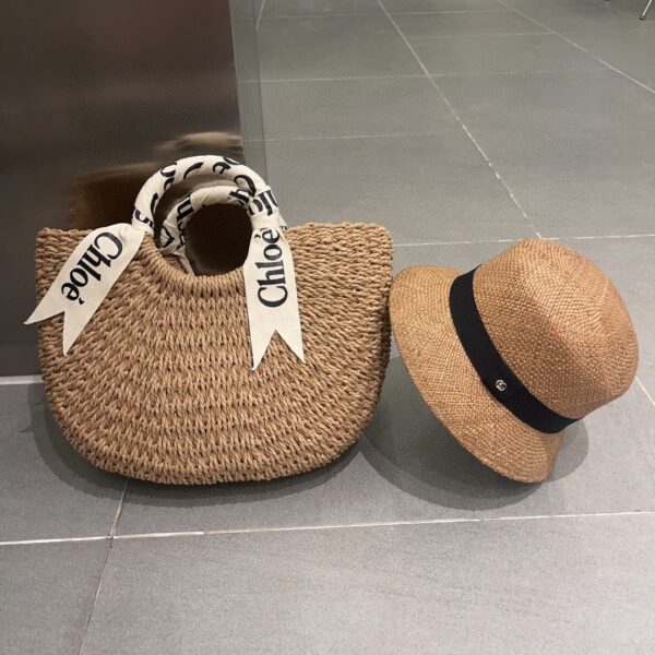 Le Sac en Paille Chloe: Élégance Tressée en Trois Dimensions