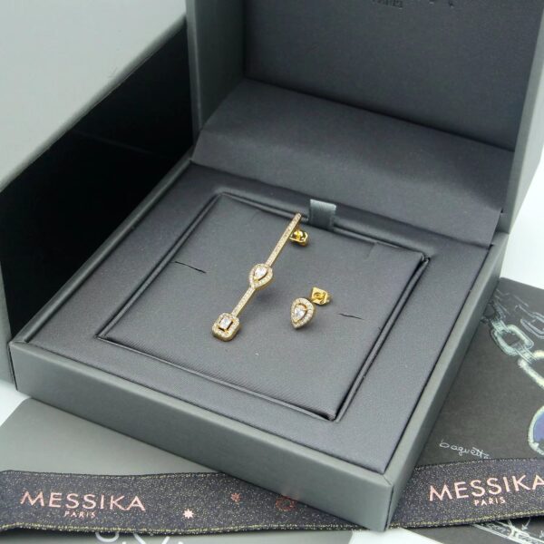 Éclat Éternel: Les Boucles d’Oreilles Gouttes d’Eau de la Collection Move de Messika