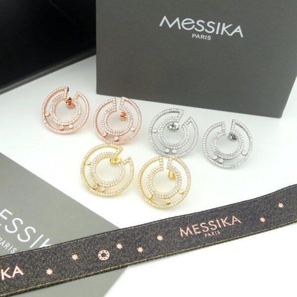 Éclat Exceptionnel – Boucles d’oreilles Messika de la Série Move