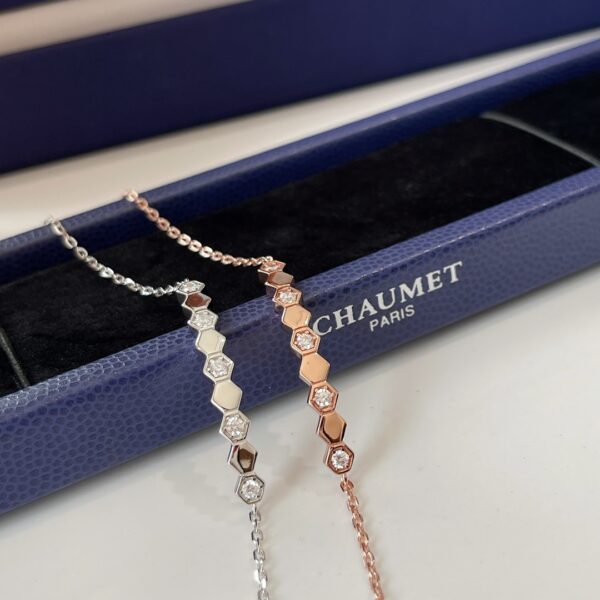 Bracelet CHAMUET Série Vagues en Nid d’Abeille – Personnalisation de Luxe Haut de Gamme