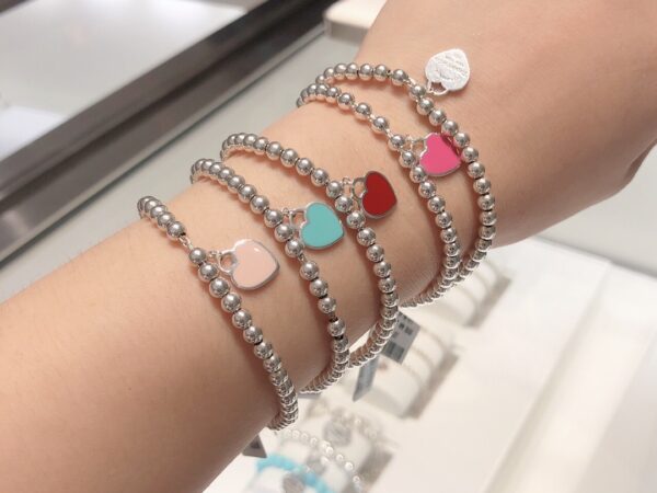 Bracelet et Collier Tiffany Hearts – Série d’Amour Simple ️