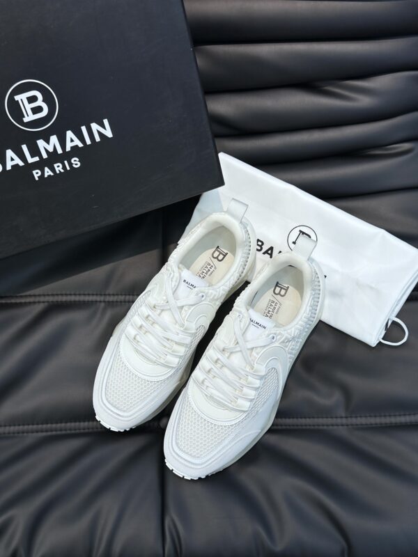 Balmain/ Nouvelles baskets de sport à coussin d’air – Chaussures de sport pour hommes à coupe basse, une reproduction parfaite en 1: 1, fabriquées en cuir de vache importé!