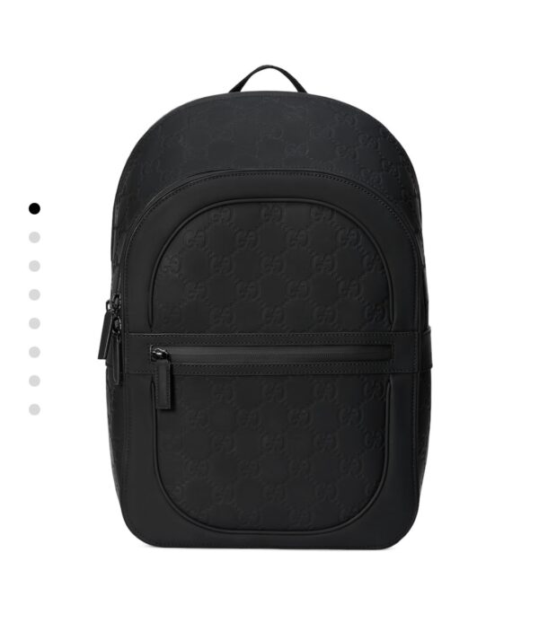 Sac à dos en cuir de qualité premium, Modèle 771280 (Couleur: Gris mat), Disponible immédiatement!