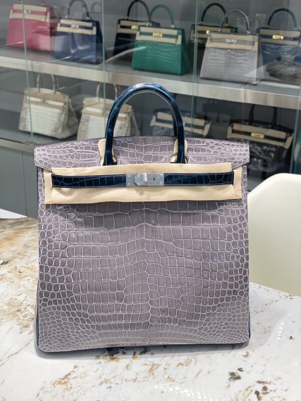 Sac Hermès Birkin 40cm en Cuir de Crocodile Brillant