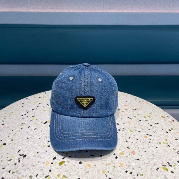 Casquette en Denim Printemps/Été de Prada