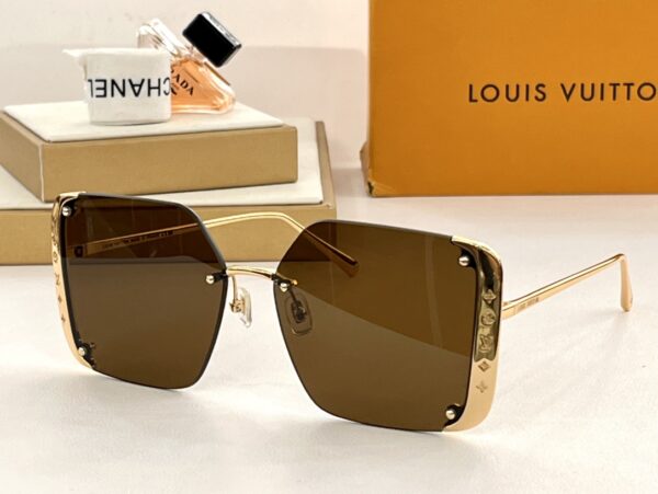 Lunettes de soleil Louis Vuitton LV Moon Metal Square Z1994U