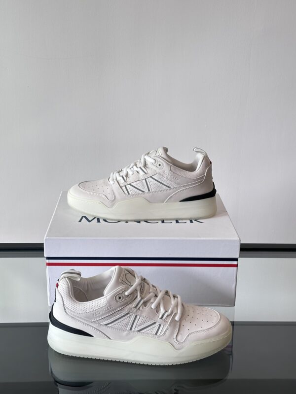 Moncler – Baskets Homme en Cuir, Alliance de Style et de Performance