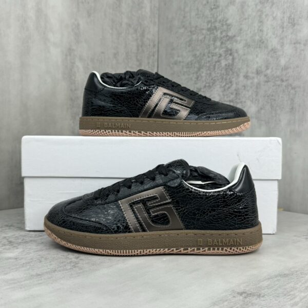 Balmain Baskets Rétro Unisexes: Style Américain Vintage et Confort Ultime