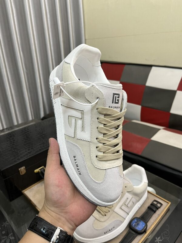 Baskets Balmain B-Skate: Style Audacieux et Confort Absolu