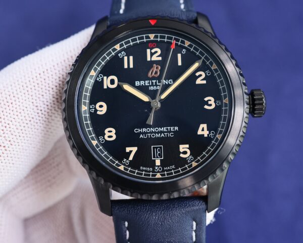 BLS Pilote Légendaire: Montre Automatique Aviation 41mm – Élégance et Précision