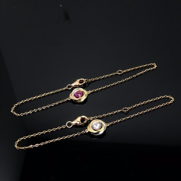 Bracelet Cartier Tricolore avec Diamant – Nouvelle Collection – Référence BJ6138338