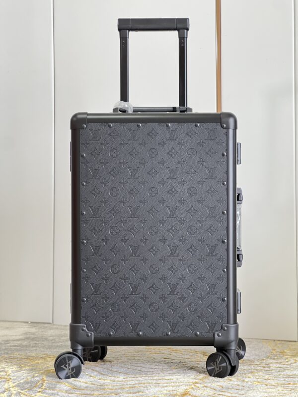 Valise Horizon Louis Vuitton – Édition exclusive en cuir embossé noir