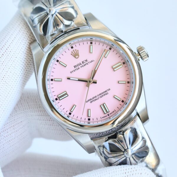 Rolex Oyster Perpetual Candy Colors 124300 – Boîtier Acier 316L – Édition 750 Premium – Explosion de Couleurs et Élégance Sportive