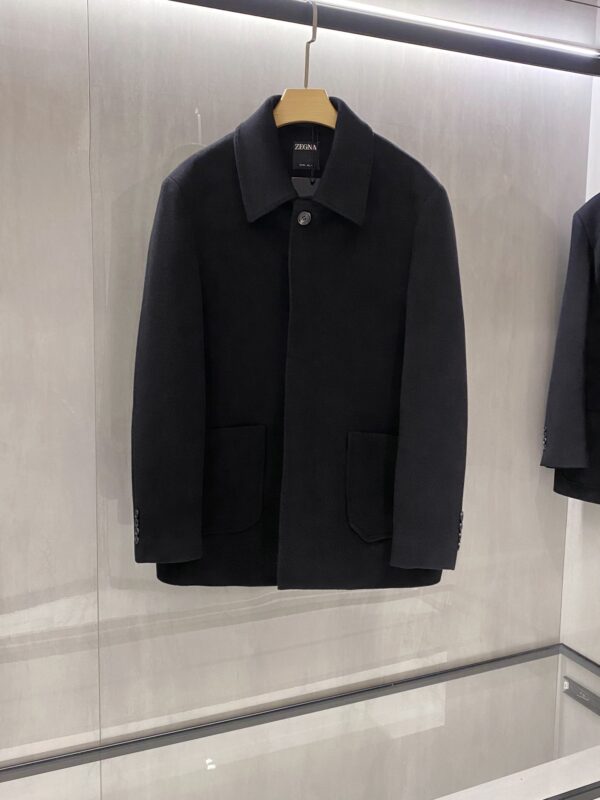 Manteau en Laine Zegna – Collection Automne-Hiver 2024