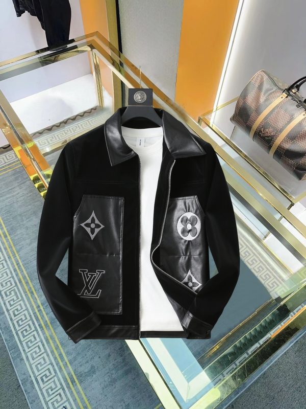 Veste en Cuir Louis Vuitton Printemps 2025 – Nouvelle Collection Défilé