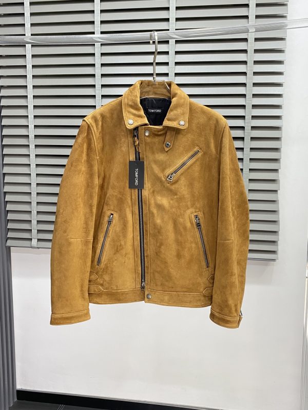Tom Ford Élégance Suprême – Veste en Cuir Automne/Hiver