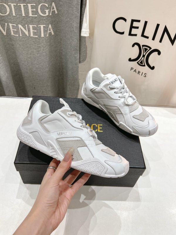 Baskets VERSACE Galaxia 25SS – Modèle Mixte Inspiré Boxe & Running, Allure Futuriste et Confort Haute Couture