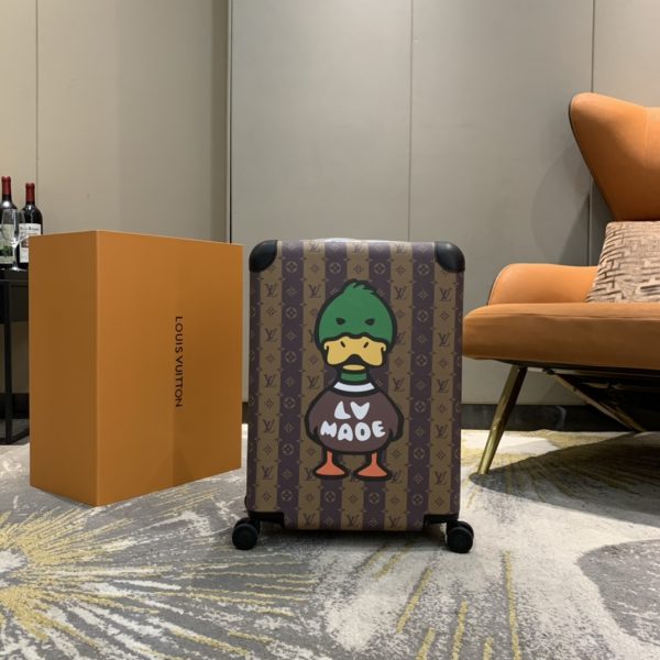 Louis Vuitton Horizon 55 – Édition Limitée Nigo x Virgil Abloh, Monogram Stripes Brown