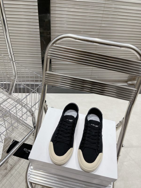 Baskets CELINE ALAN TRIOMPHE 2024 – Modèle Couple, Cuir Premium & Style Minimaliste
