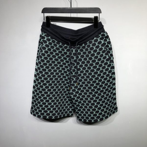 Short Unisexe en Maille Réversible 1V Fishnet – Louis Vuitton FW2024