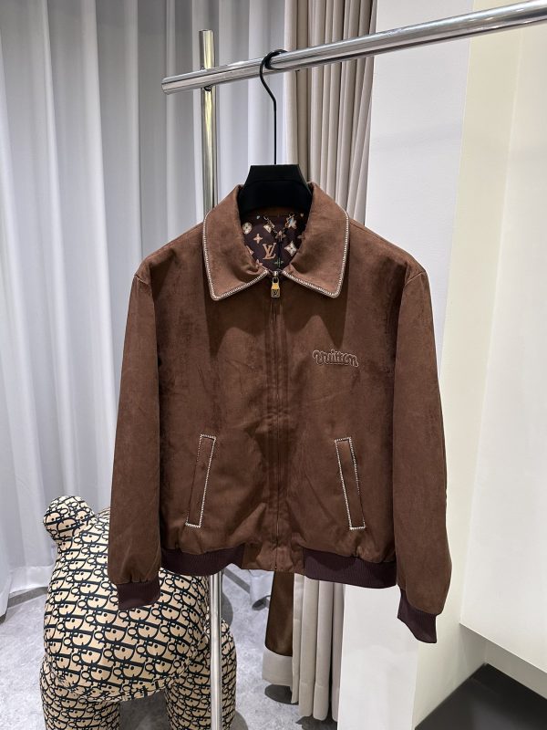 Veste Pilote en Cuir Suédé 24SS – Louis Vuitton