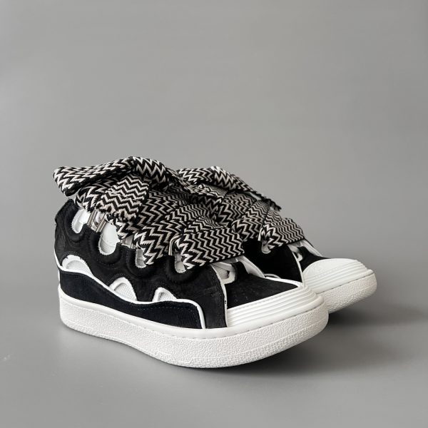 Lanvin Curb Sneakers – Baskets “Curb” en Cuir Noir Édition Luxe Look street premium | Design oversize iconique | Finition haut de gamme