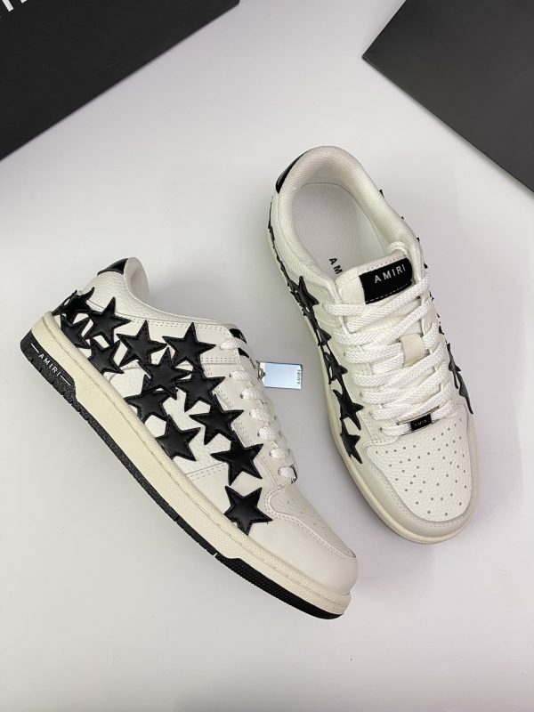 AMIRI “Bones Low” – Sneakers Basse Luxe, Cuir Premium & Confort Star