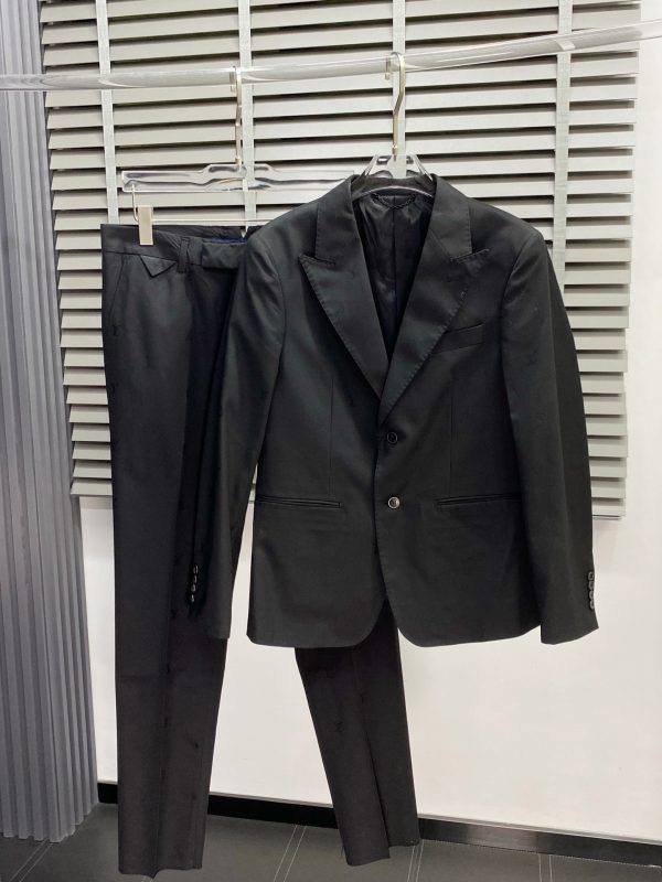 Louis Vuitton – Ensemble Costume Homme Décontracté Premium (Printemps / Automne) Veste + Pantalon vendus séparément | Finitions haut de gamme | Style épuré