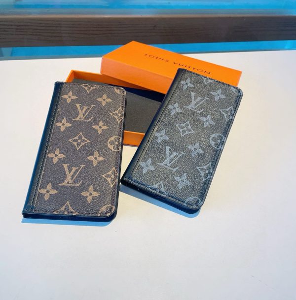 LV – Étui Téléphone Monogram avec Carte Amovible | Version Cuir Original